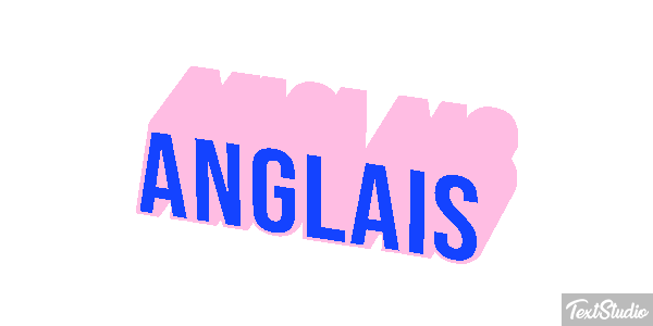 Anglais Effet de texte