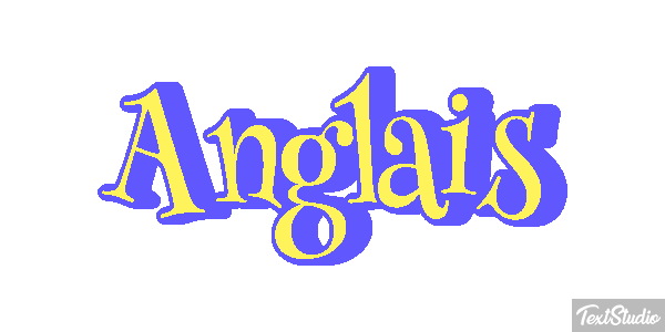 Anglais Effet de texte