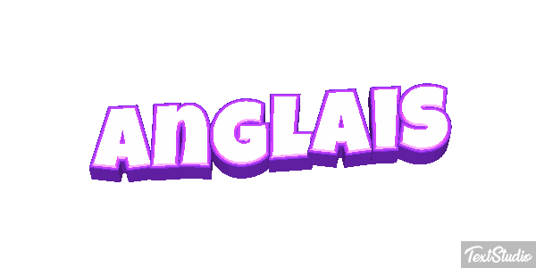 Anglais Effet de texte