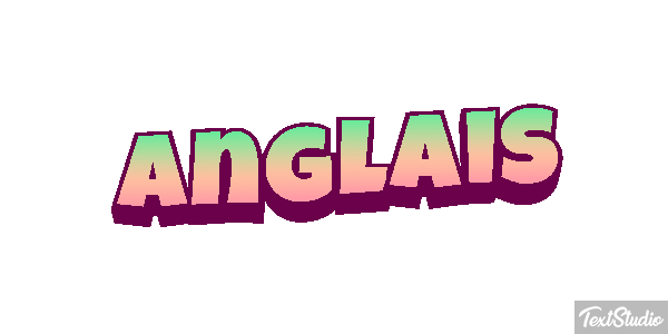 Anglais Effet de texte