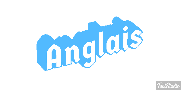 Anglais Effet de texte