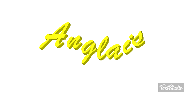 Anglais Effet de texte