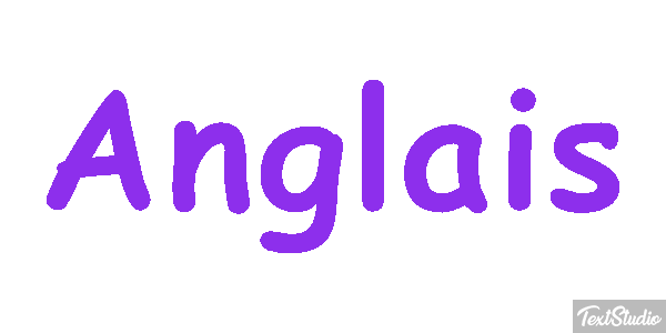 Anglais Effet de texte