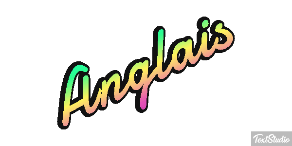 Anglais Effet de texte