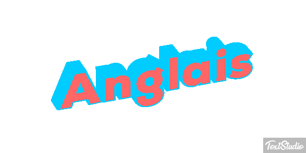 Anglais Effet de texte