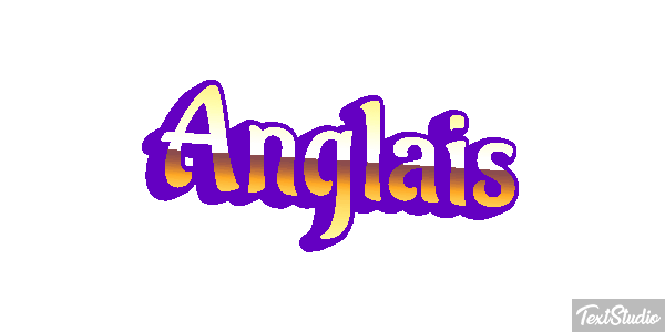 Anglais Effet de texte