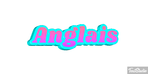 Anglais Effet de texte