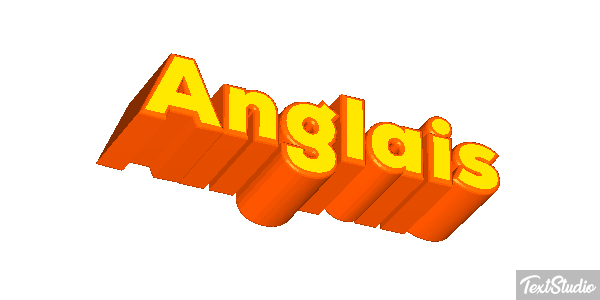 Anglais Effet de texte