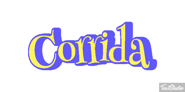 Corrida Efeito do texto