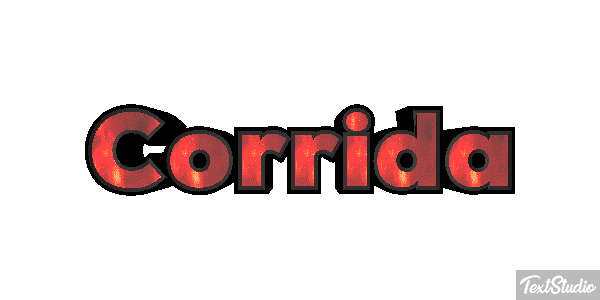 Corrida Efeito do texto