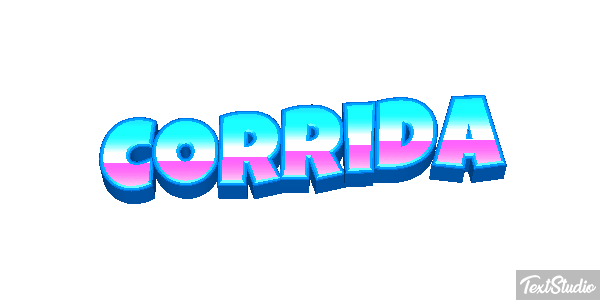 Corrida Efeito do texto