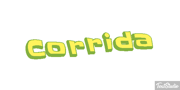 Corrida Efeito do texto