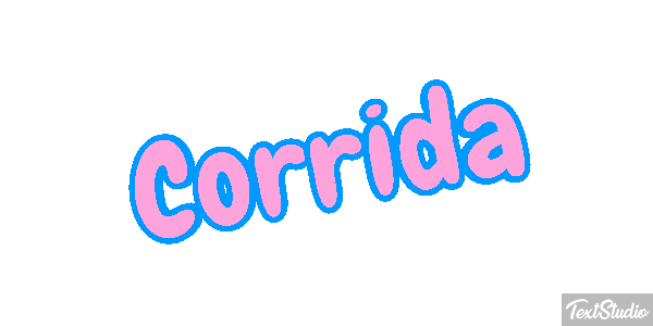 Corrida Efeito do texto