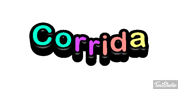 Corrida Efeito do texto
