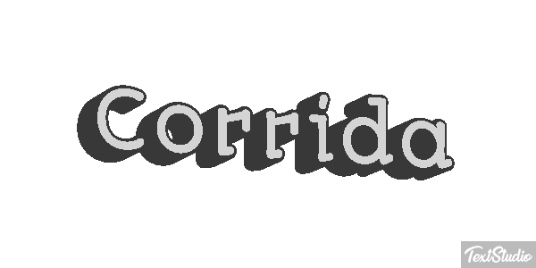 Corrida Efeito do texto