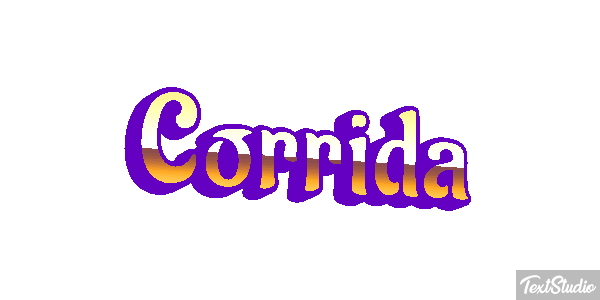 Corrida Efeito do texto