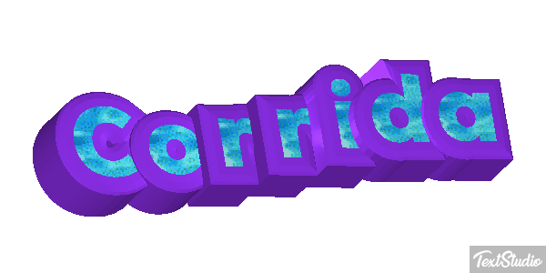 Corrida Efeito do texto