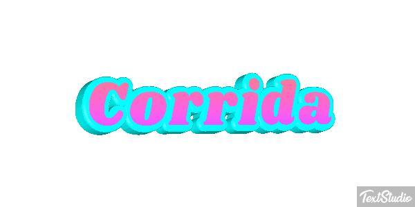 Corrida Efeito do texto