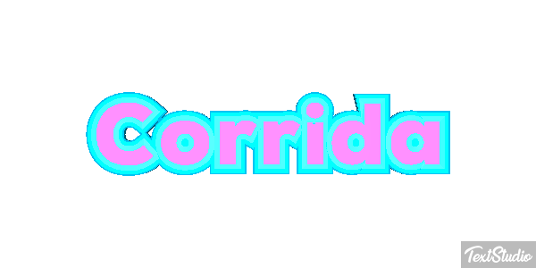 Corrida Efeito do texto