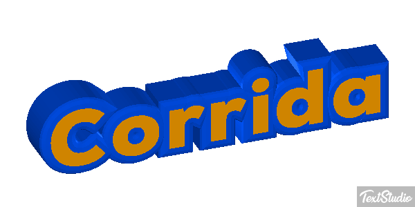 Corrida Efeito do texto