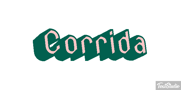 Corrida Efeito do texto