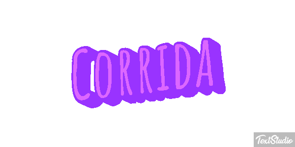 Corrida Efeito do texto