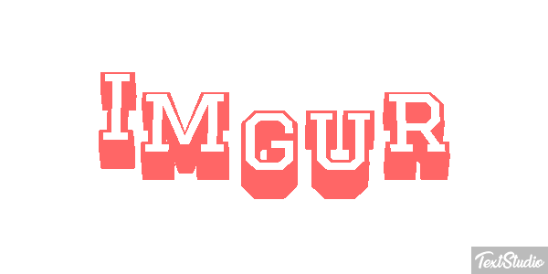 Imgur Tekst effect