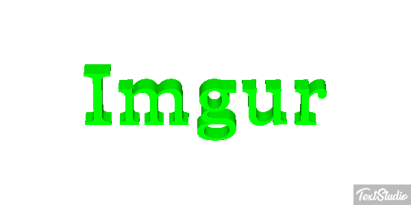 Imgur Tekst effect