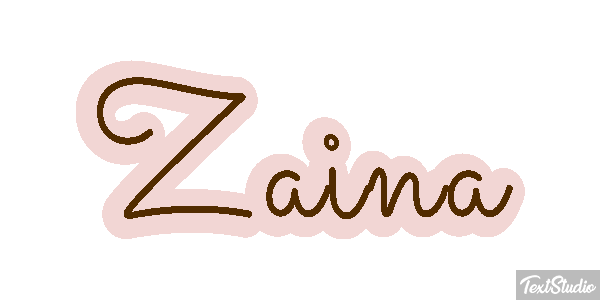 Zaina Text effect