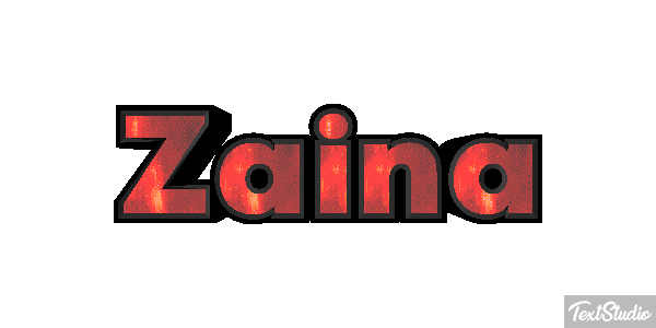 Zaina Text effect