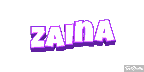 Zaina Text effect