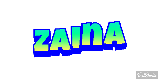 Zaina Text effect