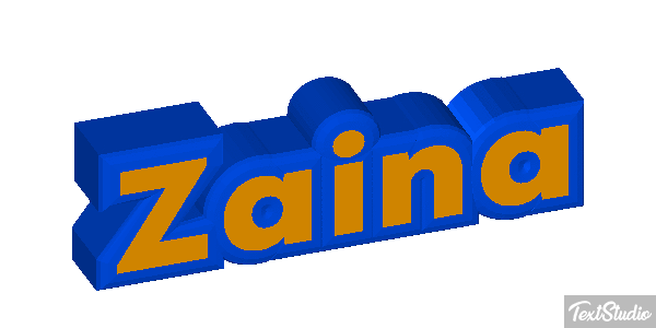 Zaina Text effect