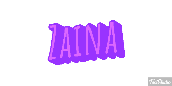 Zaina Text effect