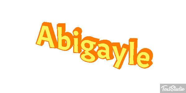 Abigayle Текстовый эффект