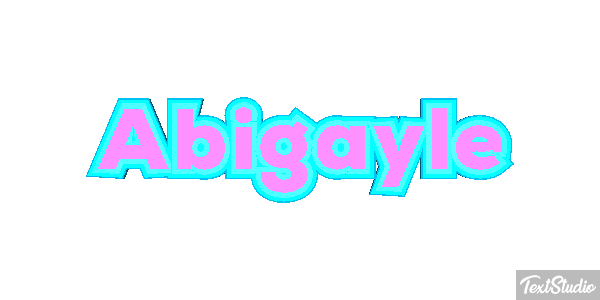 Abigayle Текстовый эффект