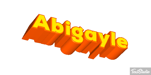 Abigayle Текстовый эффект