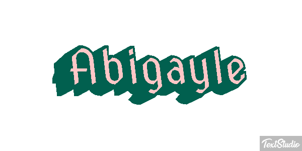 Abigayle Текстовый эффект