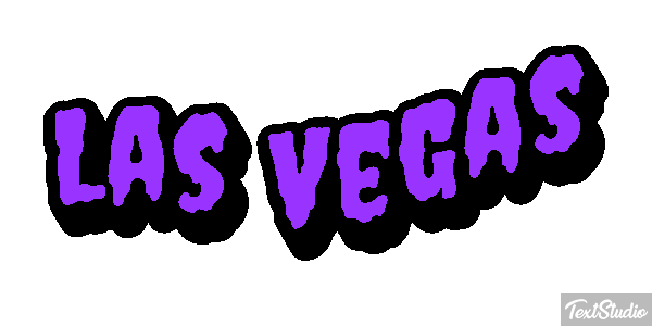 Las Vegas Efecto de texto