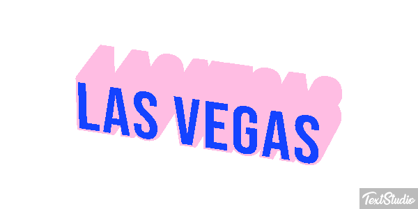 Las Vegas Efecto de texto