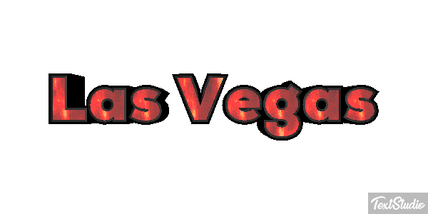 Las Vegas Efecto de texto