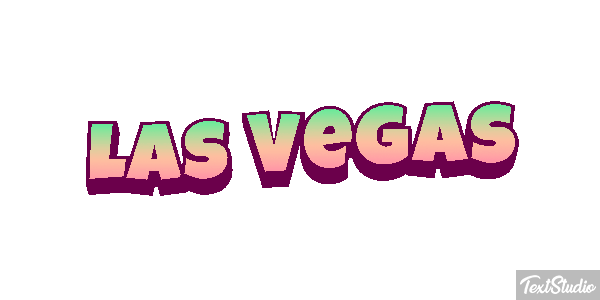 Las Vegas Efecto de texto