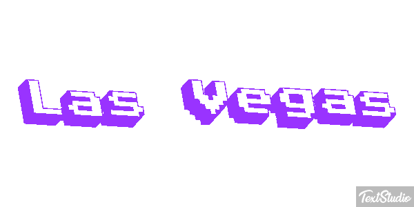 Las Vegas Efecto de texto