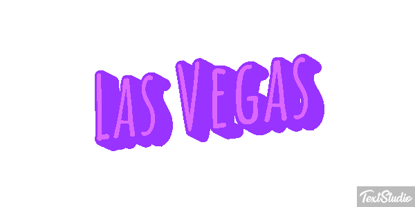 Las Vegas Efecto de texto