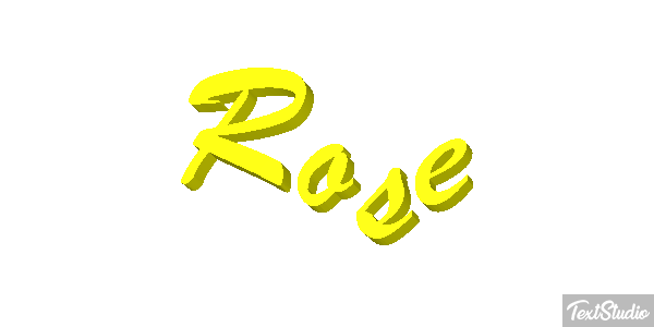 Rose Efecto de texto