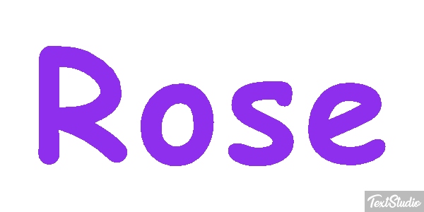Rose Efecto de texto