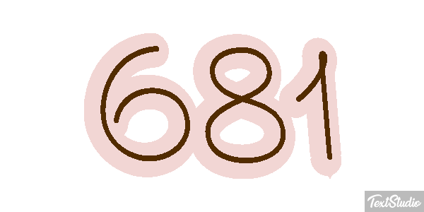 681 Metin efekti