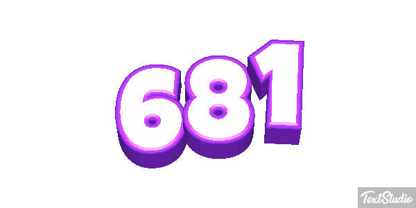 681 Metin efekti