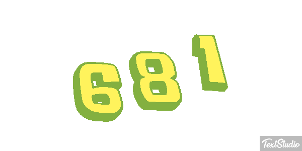 681 Metin efekti