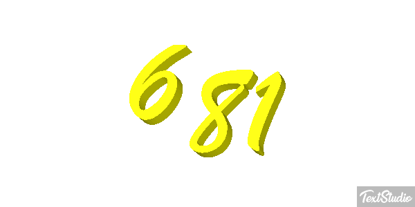 681 Metin efekti